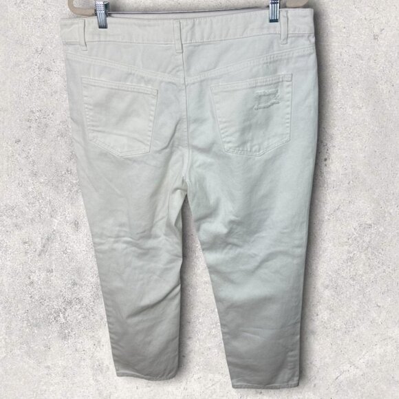 NWT AFRM Distressed High Rise Jeans Size 32 Revolve‎ New With Tags White Denim - Picture 4 of 13